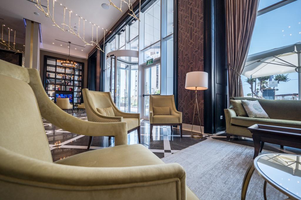 David Tower Hotel Netanya By Prima Hotels - 16 Years Plus Exterior foto Lobby