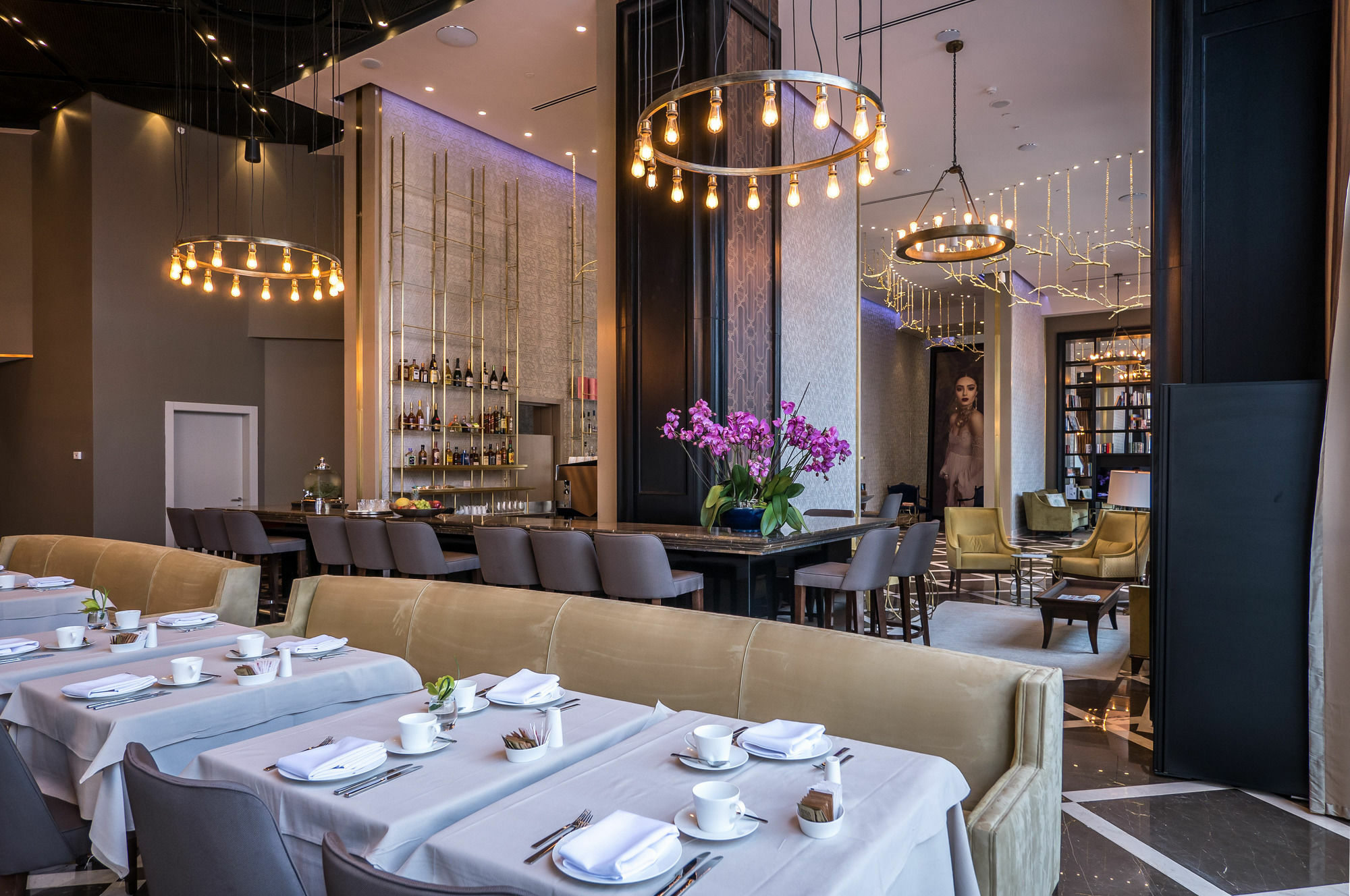 David Tower Hotel Netanya By Prima Hotels - 16 Years Plus Exterior foto The interior of the restaurant